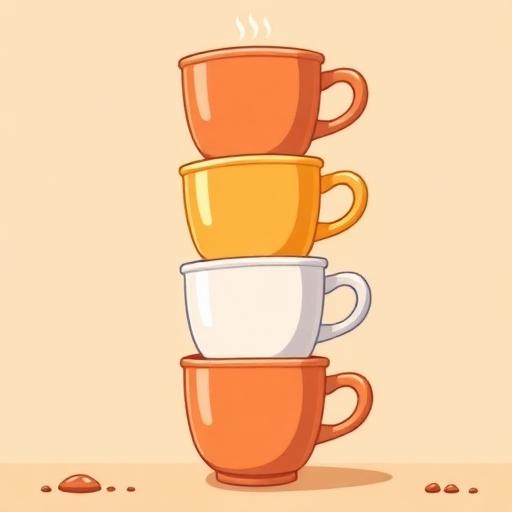 Coffee cups representing Coach tier